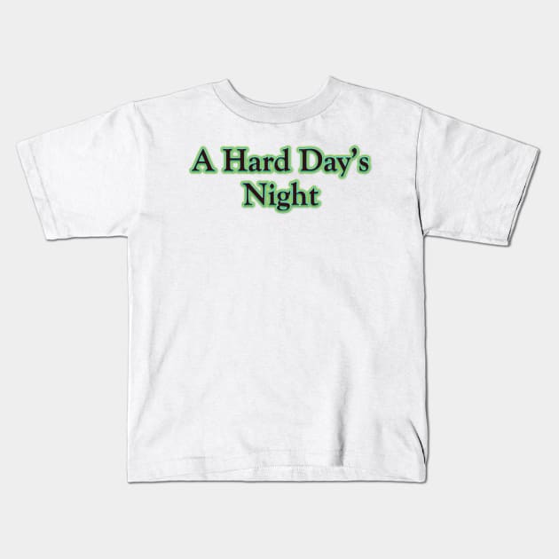 A Hard Day's Night (The Beatles) Kids T-Shirt by QinoDesign